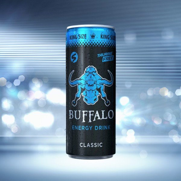Buffalo Energy Drink Black Classic 500ml